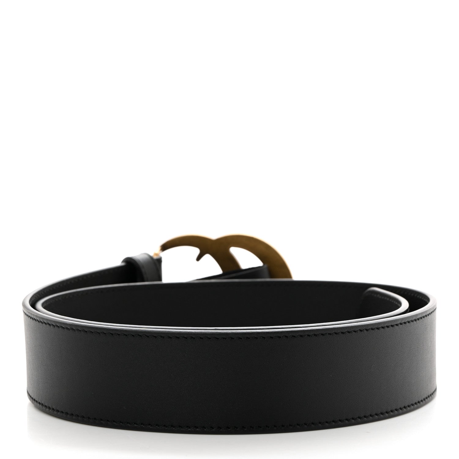 Gucci Calfskin Double G 40mm Belt 75 30 Black 2 of 6