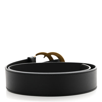 Gucci Calfskin Double G 40mm Belt 75 30 Black 2 of 6