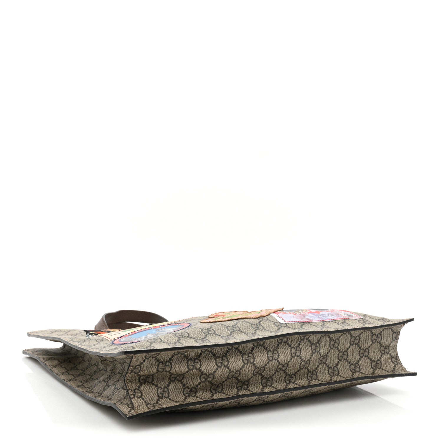 Gucci Soft GG Supreme Monogram Courrier Vertical Tote Beige New Acero 4 of 16