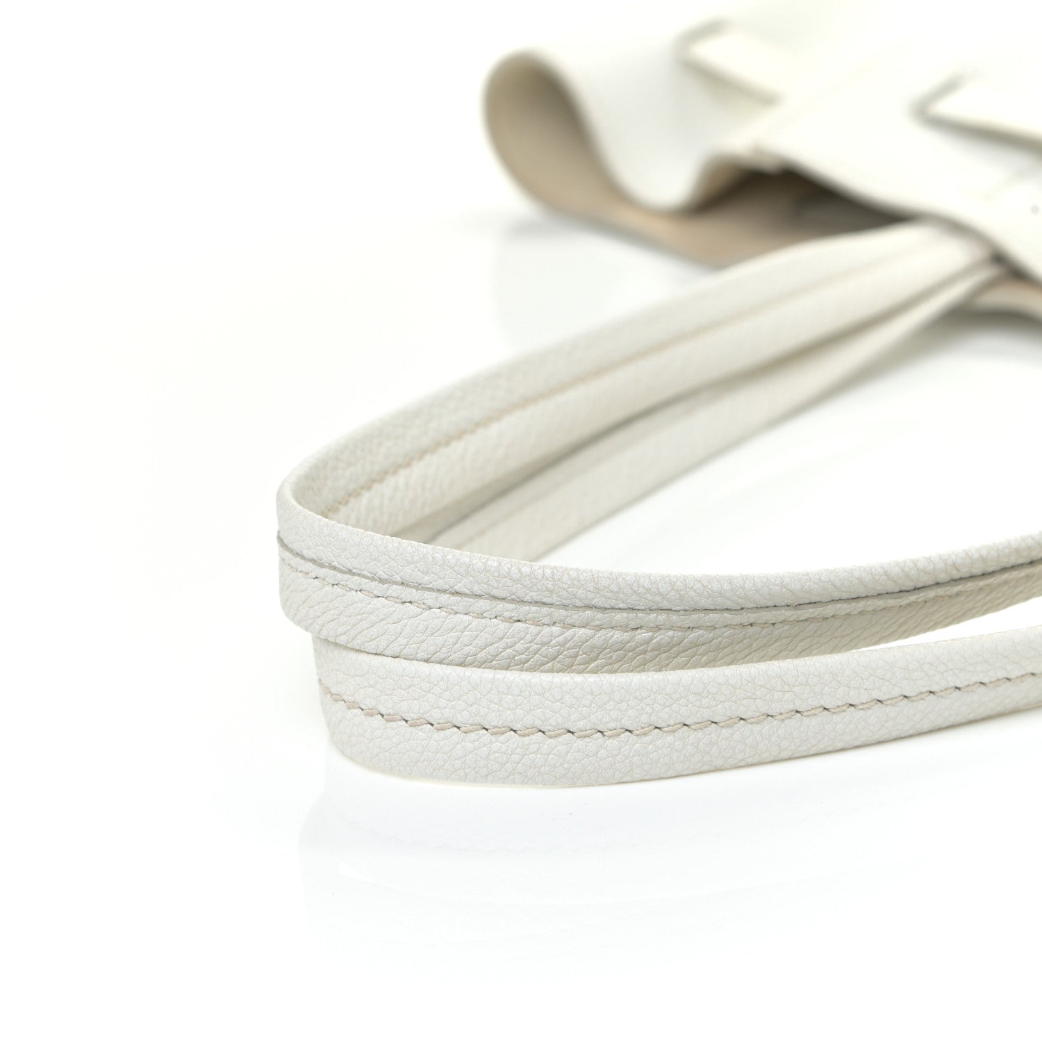 Celine Soft Grained Calfskin Small Belt Cabas Light Grey 18 of 18