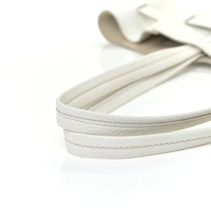 Celine Soft Grained Calfskin Small Belt Cabas Light Grey 18 of 18