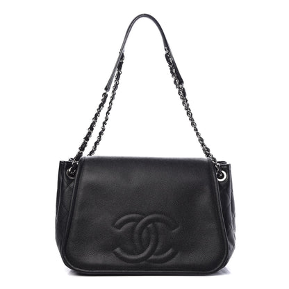 Chanel Caviar Timeless CC Accordion Flap Black 1 of 7
