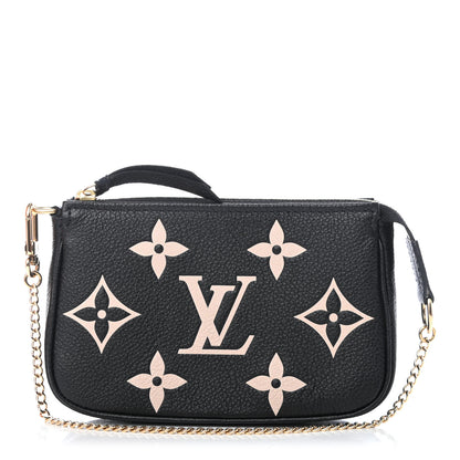 Louis Vuitton Empreinte Monogram Giant Mini Pochette Accessories Black 1 of 4