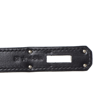 Hermes Swift Grain d'H Ghillies Kelly 32 Black 12 of 36