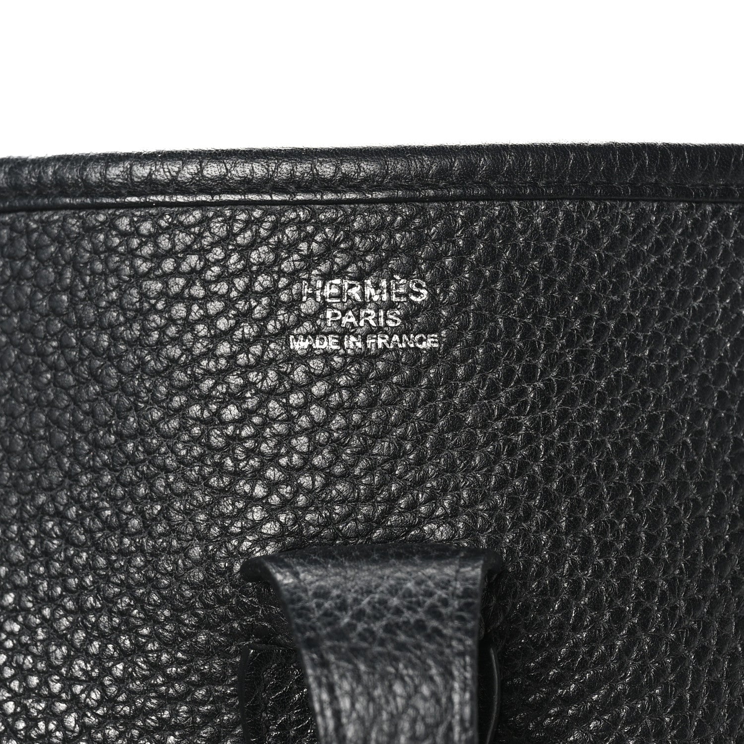 Hermes Taurillon Clemence Evelyne III PM Black 6 of 10