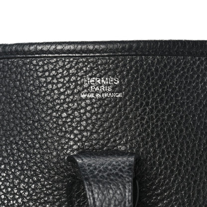 Hermes Taurillon Clemence Evelyne III PM Black 6 of 10