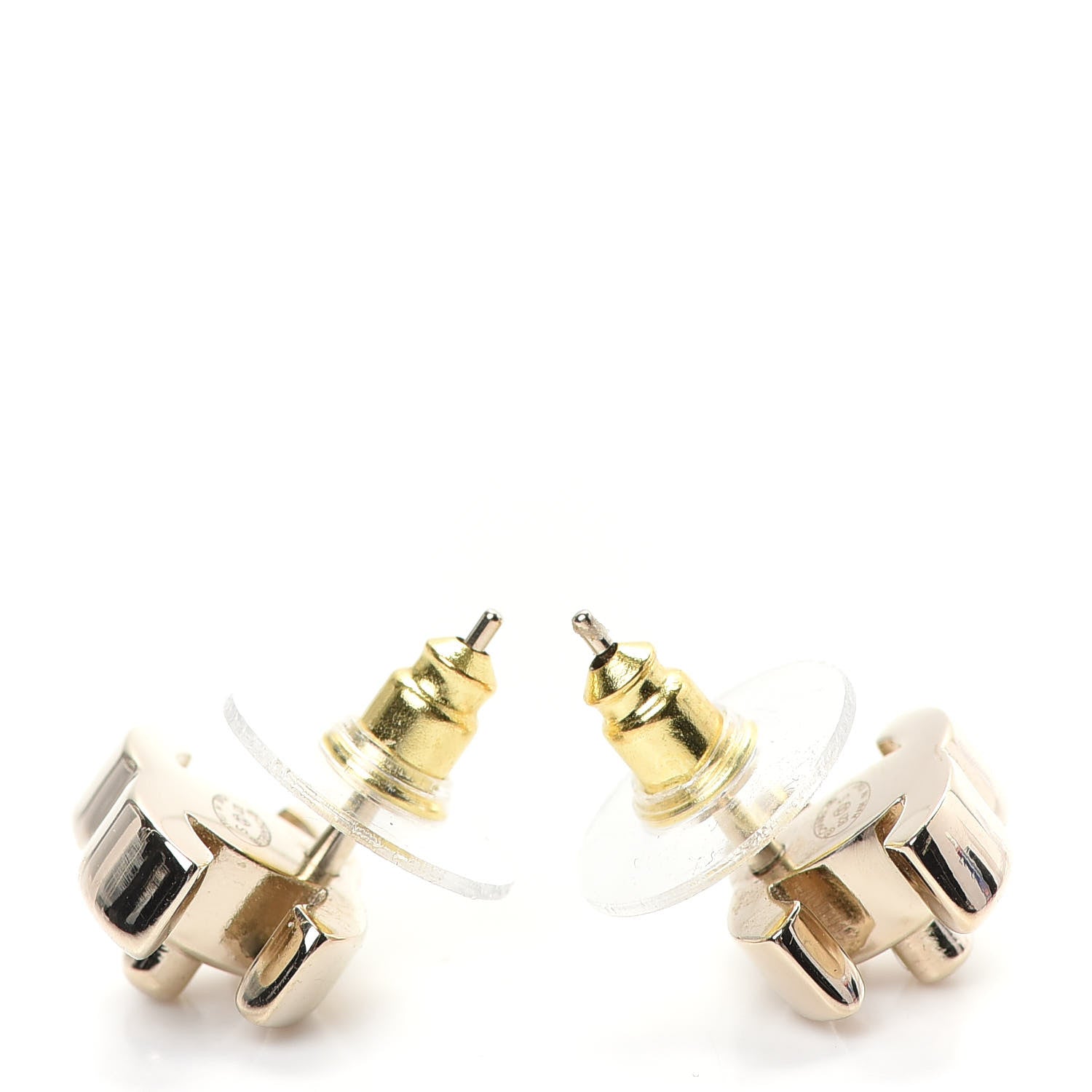 Chanel Metal CC Turnlock Earrings Gold 3 of 5