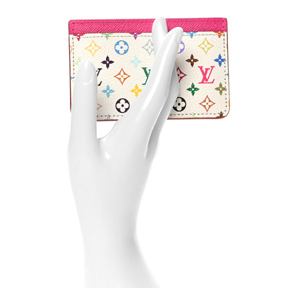 Louis Vuitton LV X TM Monogram Multicolor Card Holder Kawaii Pink 2 of 7