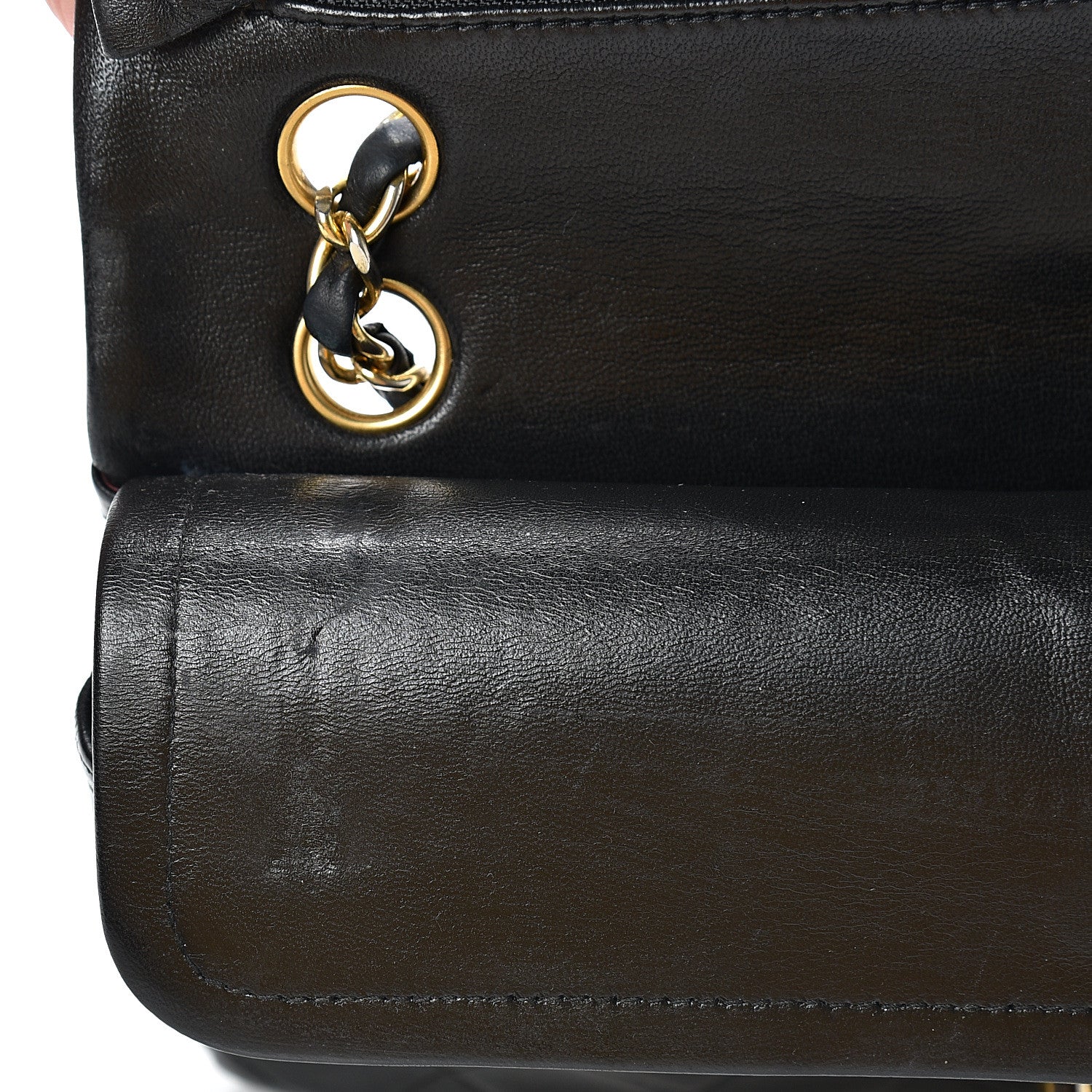 Chanel Lambskin Quilted Small Double Flap Black 13 of 19