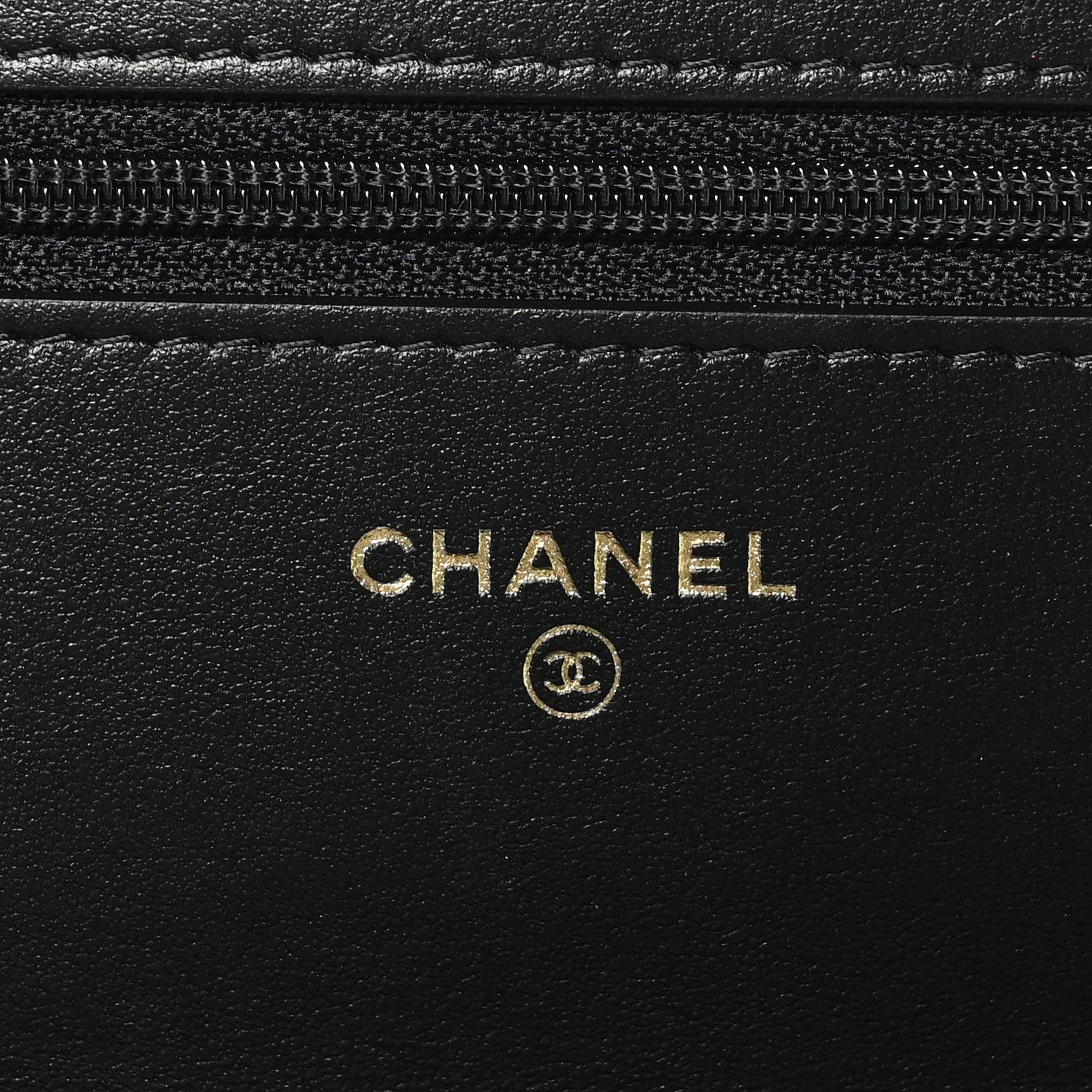 Chanel Shiny Crumpled Calfskin Quilted Chanel 19 Wallet On Chain WOC Black 6 of 11