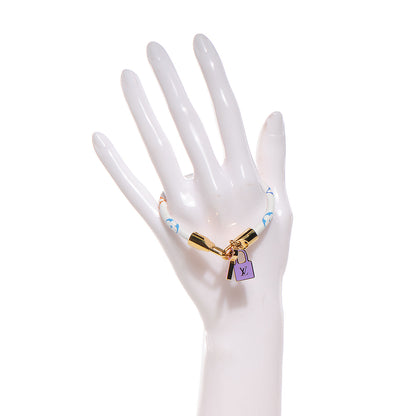 Louis Vuitton Monogram Multicolor Luck It Bracelet 17 White 2 of 4