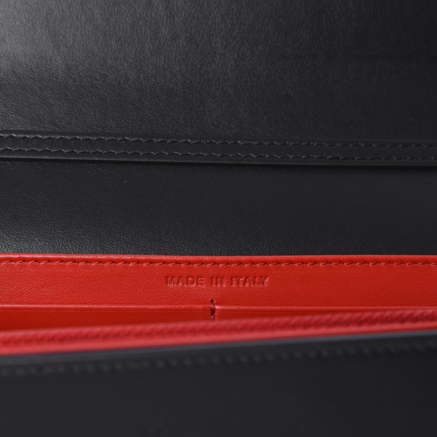 Calfskin Patent Spikes Paloma Clutch Black