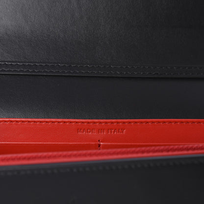 Christian Louboutin Calfskin Patent Spikes Paloma Clutch Black 6 of 14