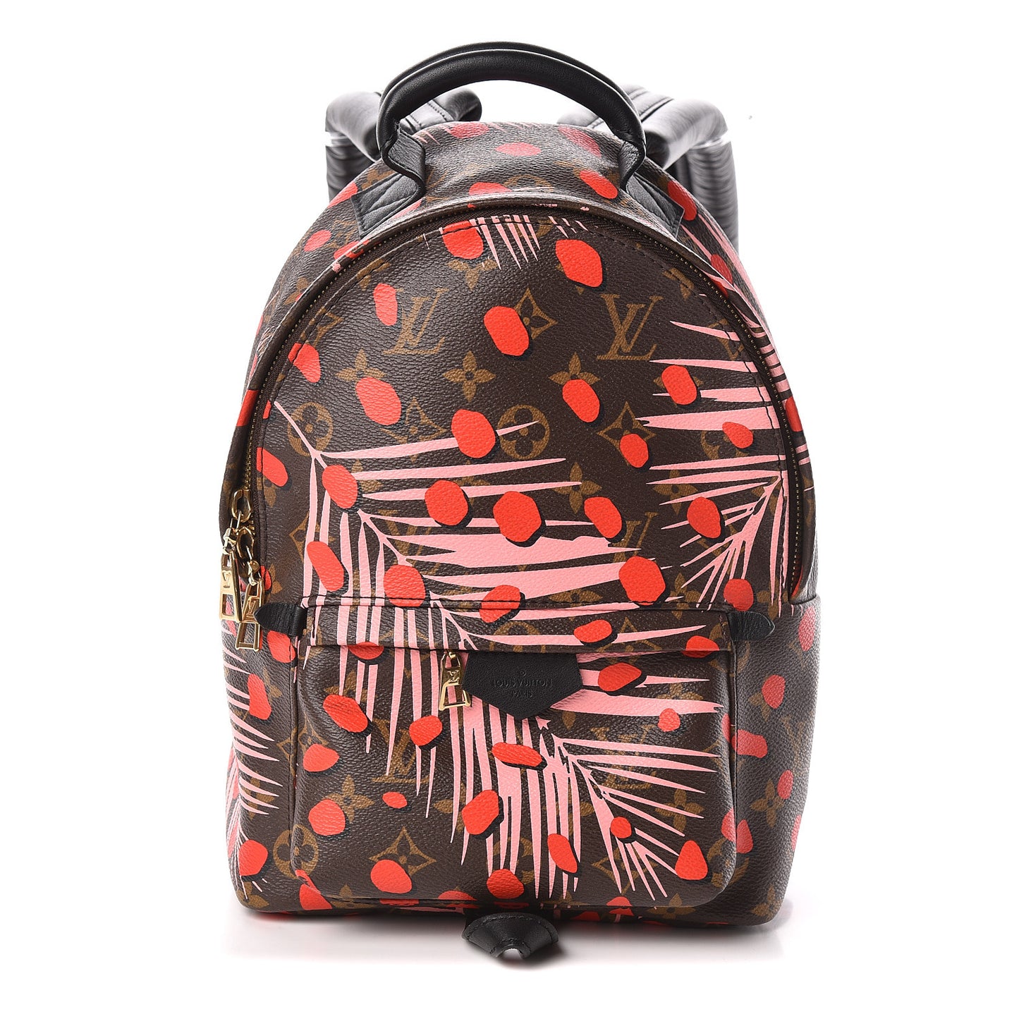 Monogram Jungle Dots Palm Springs Backpack PM Sugar Pink Poppy