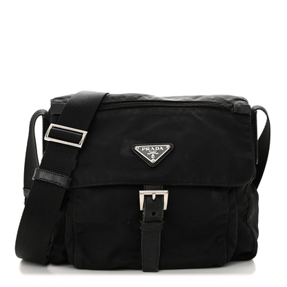Prada Nylon Vela Messenger Black 1 of 29