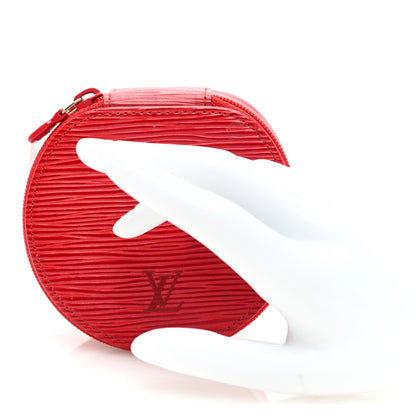 Louis Vuitton Epi Ecrin Bijoux 10cm Jewelry Box Case Red 2 of 6