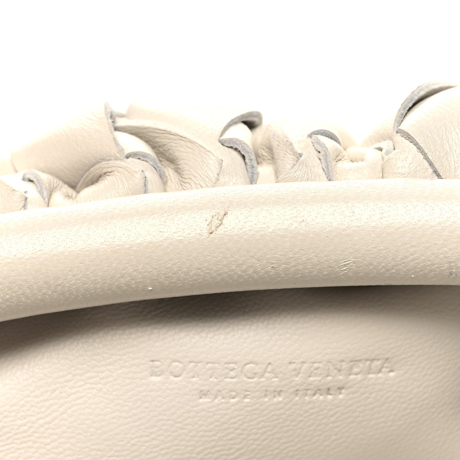 Bottega Veneta Nappa Intrecciato The Mini Pouch Chalk 11 of 12