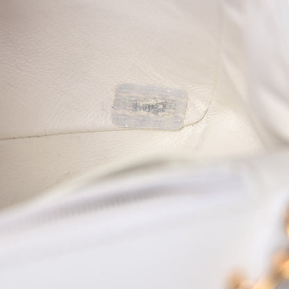 Chanel Lambskin Quilted Medium Single Flap White 8 of 15