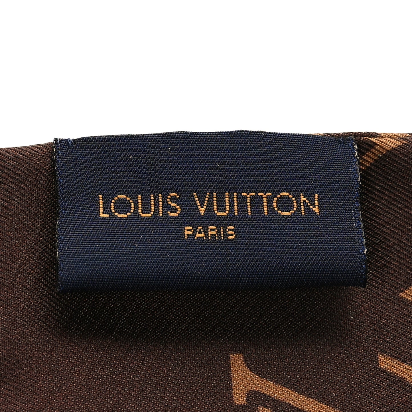 Silk Monogram Confidential Bandeau Brown