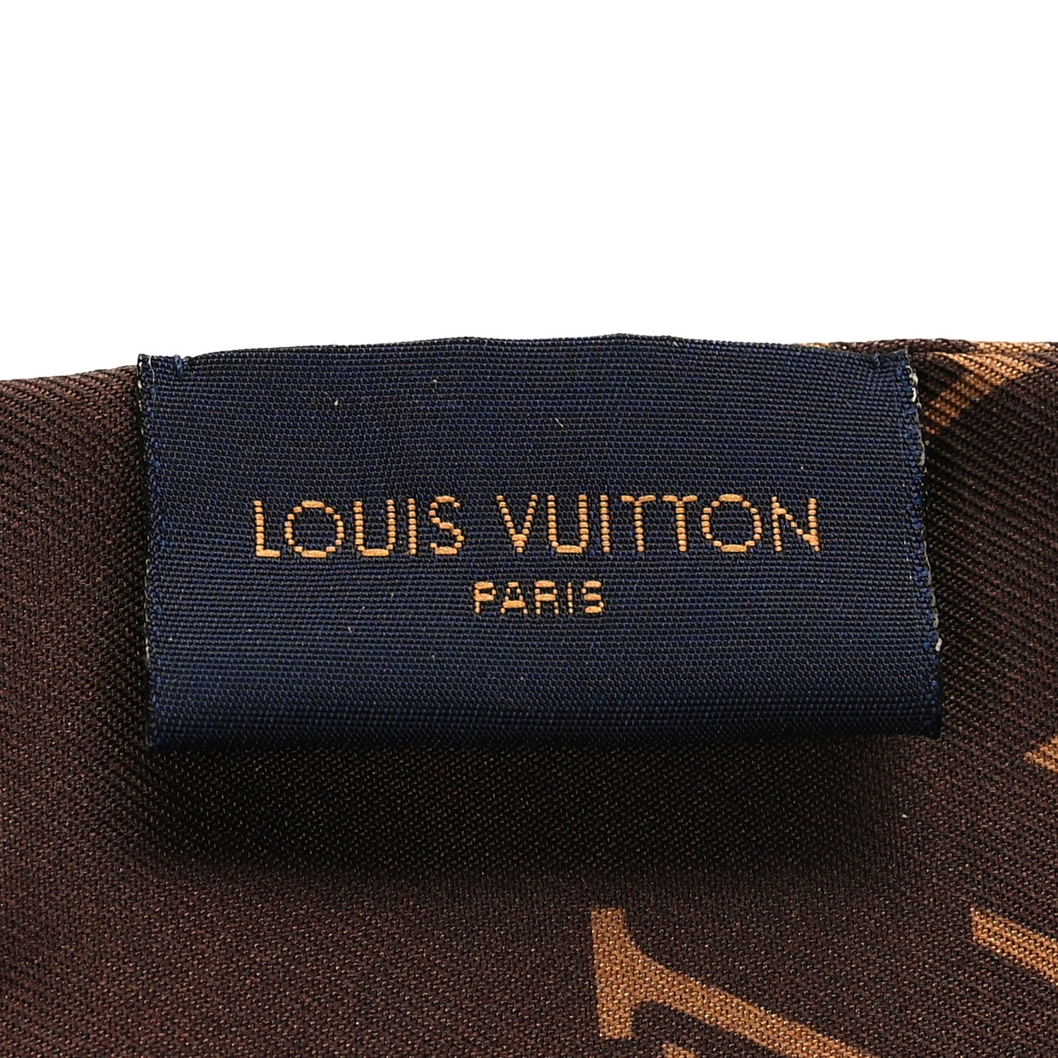 Louis Vuitton Silk Monogram Confidential Bandeau Brown 3 of 3