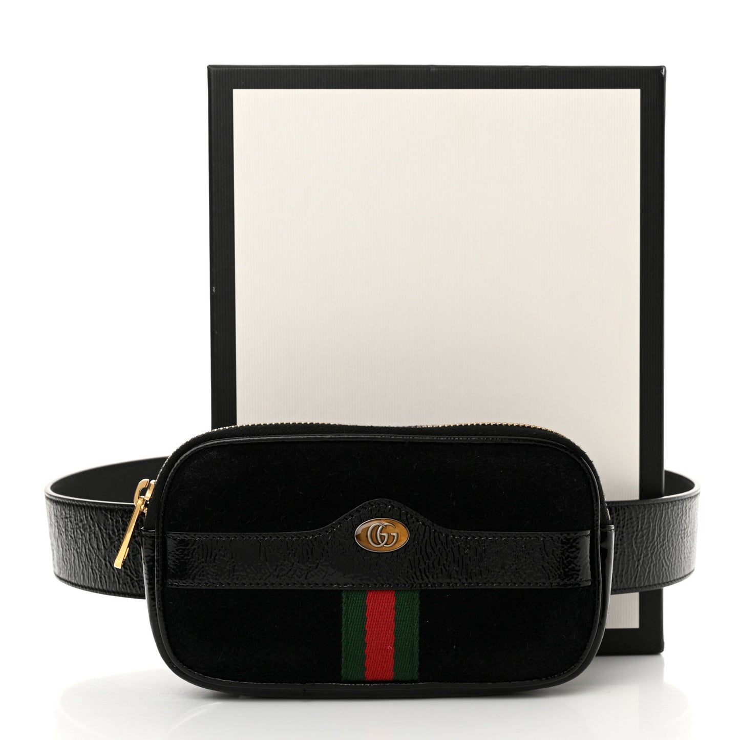 Suede Patent Ophidia Belted iPhone Case 85 34 Black