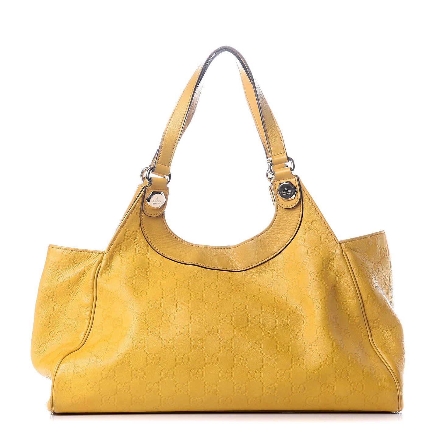Guccissima Charmy Shoulder Bag Yellow