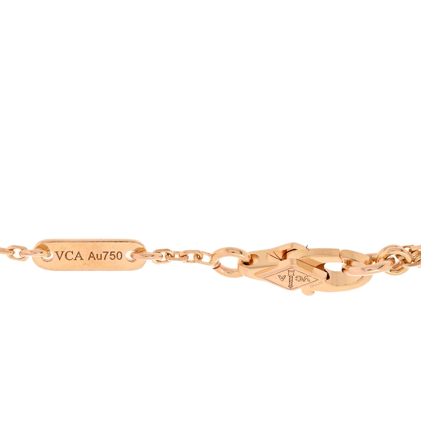 18K Rose Gold Carnelian Sweet Alhambra Bracelet