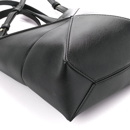 Loewe Shiny Calfskin Mini Puzzle Fold Tote Black 9 of 13