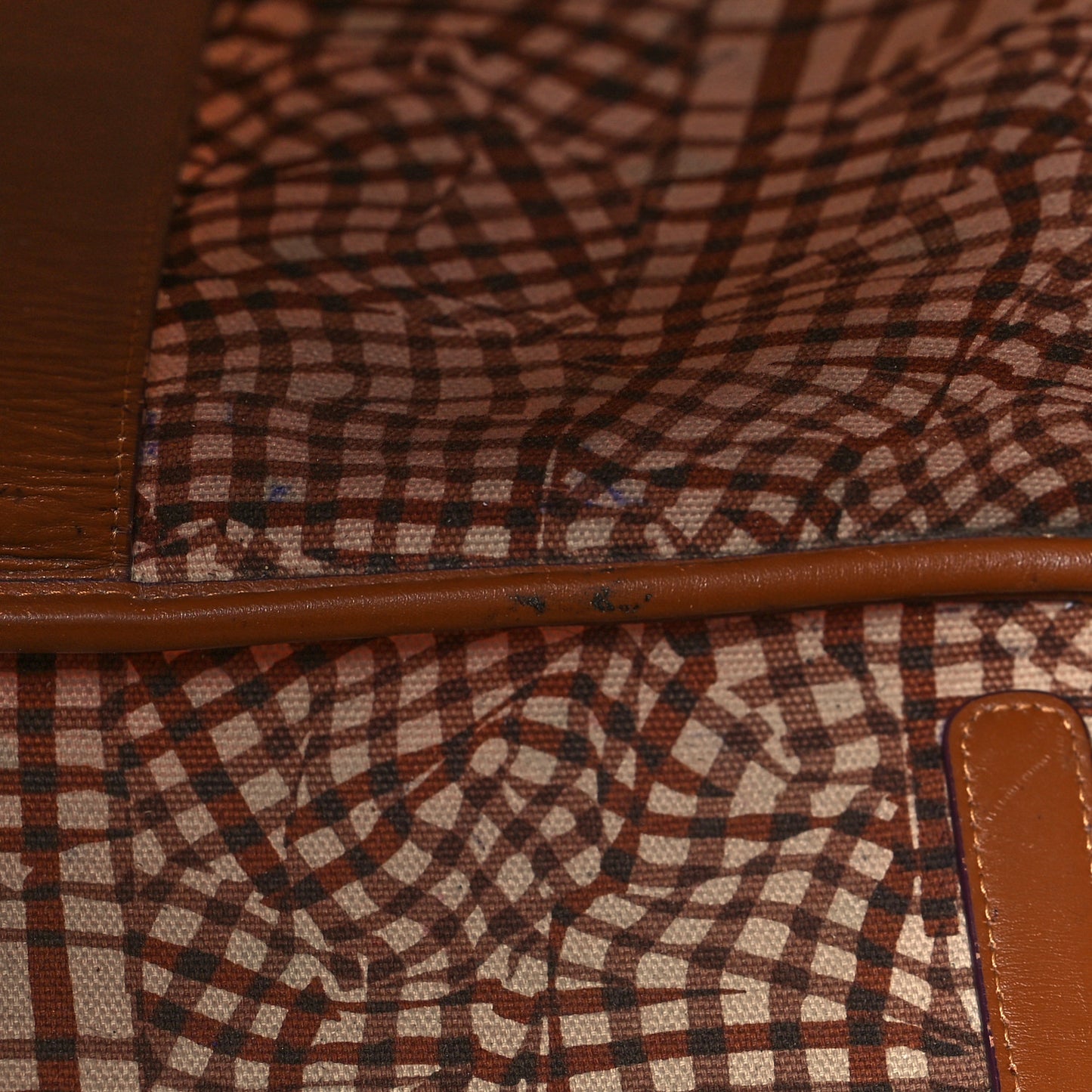 Visetos Medium Liz Reversible Shopper Tote Cognac
