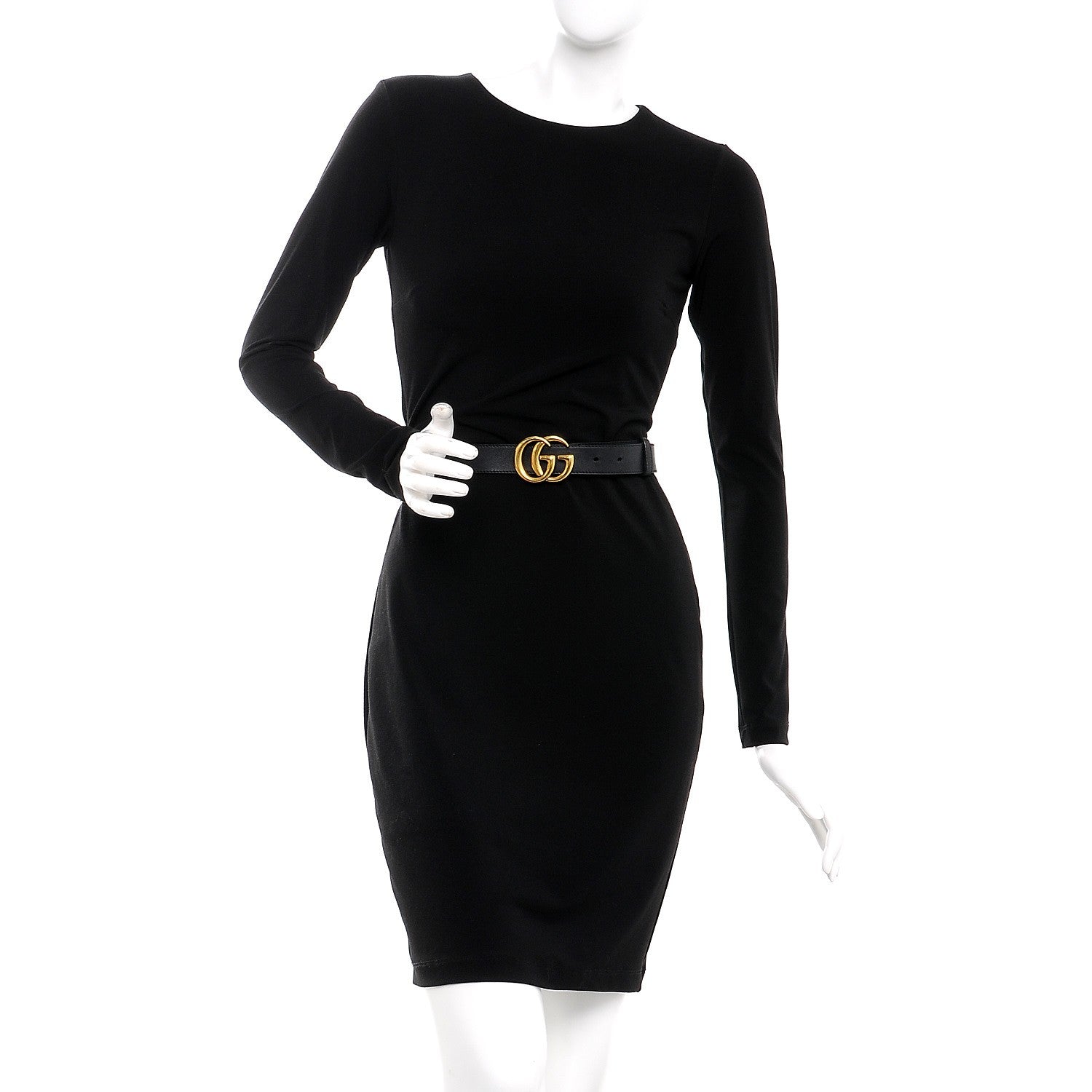 Gucci Calfskin Double G 30mm Belt 100 40 Black 2 of 5