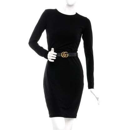 Gucci Calfskin Double G 30mm Belt 100 40 Black 2 of 5