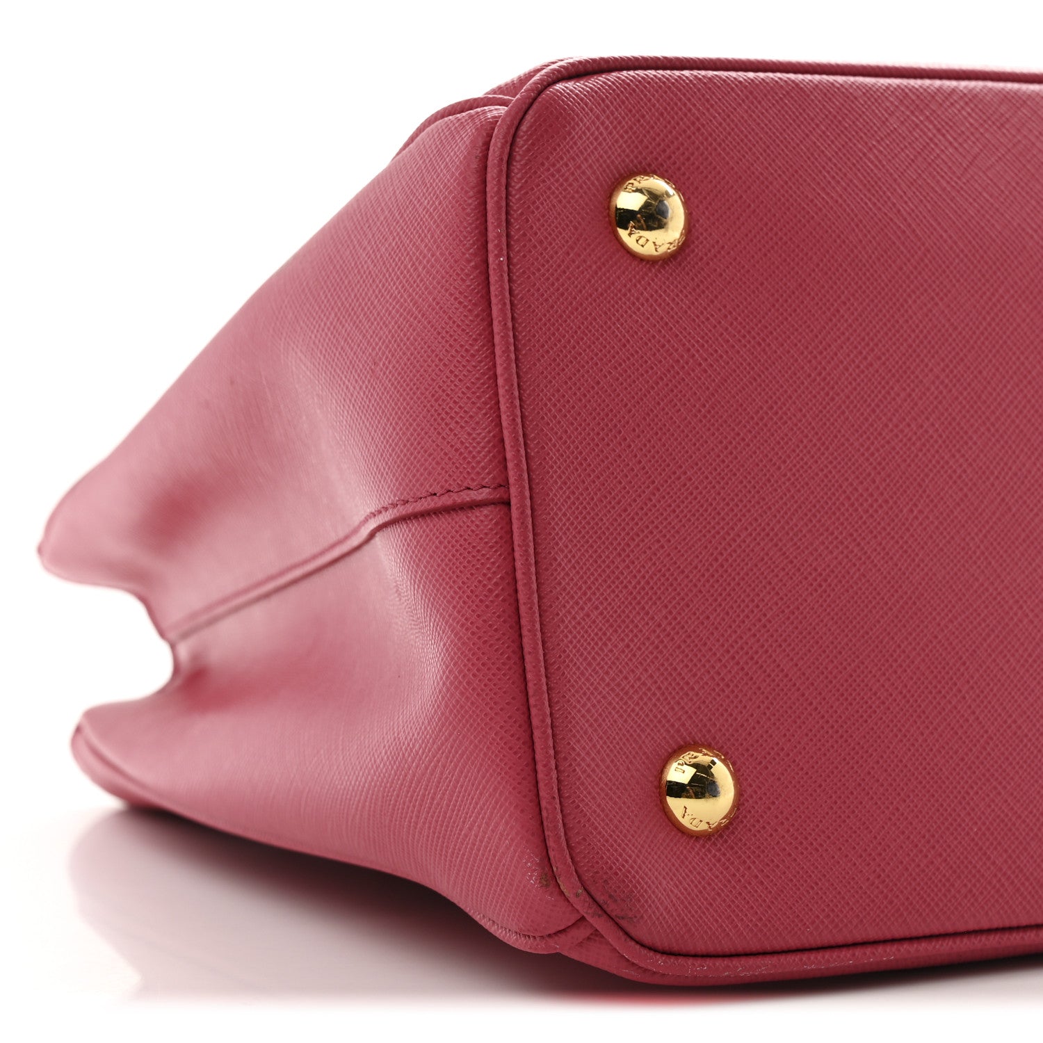 Prada Saffiano Lux Medium Tote Peonia 10 of 13