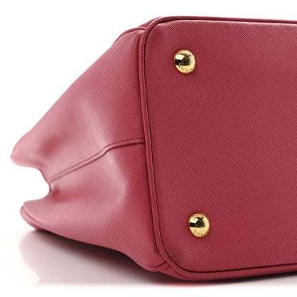 Prada Saffiano Lux Medium Tote Peonia 10 of 13