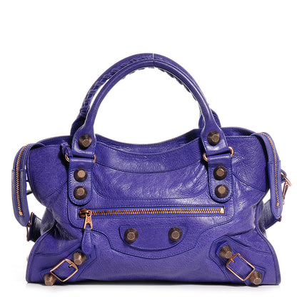 Balenciaga Agneau Giant 21 Rose Gold Hardware City Bleu Lavande 1 of 10