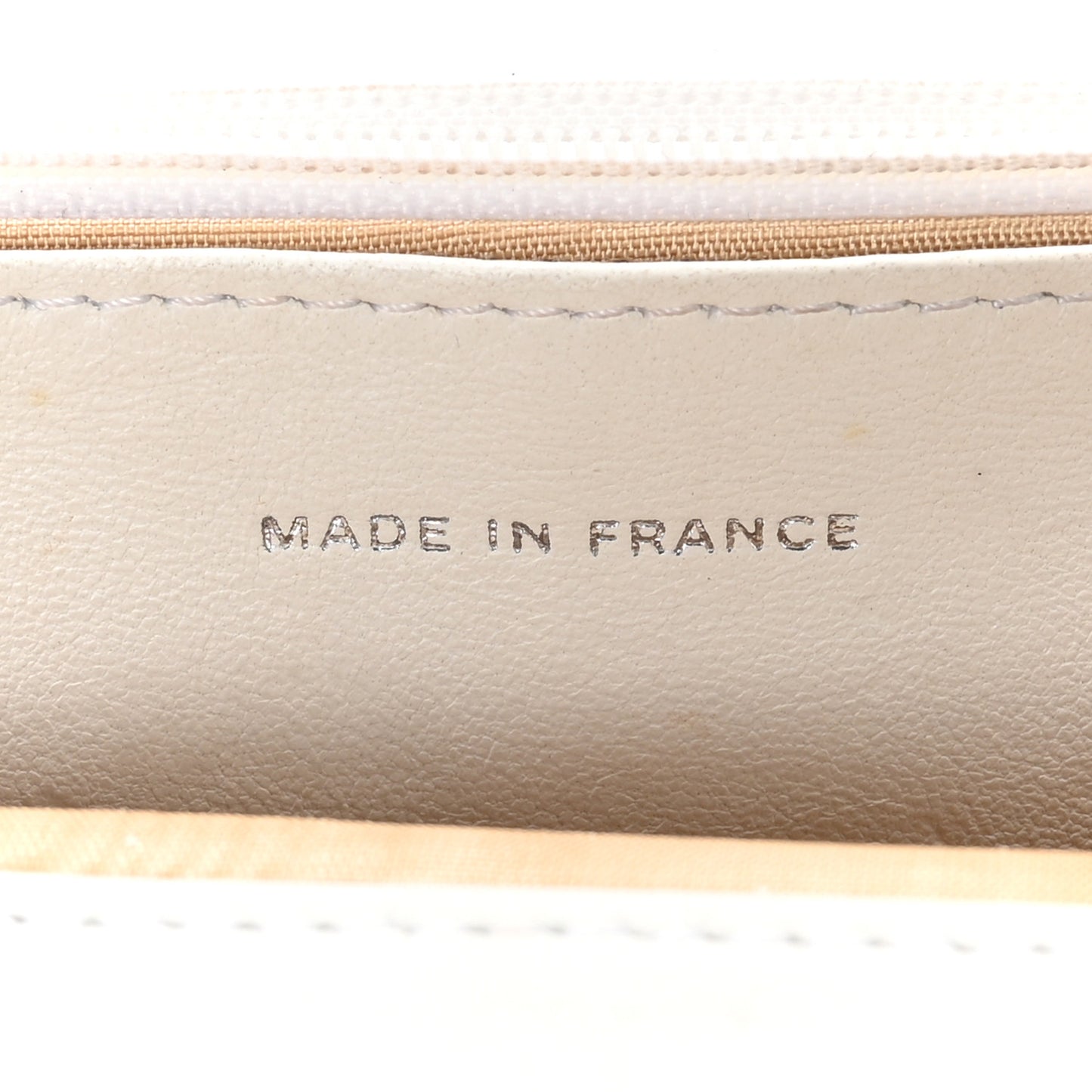 Caviar Timeless CC Wallet on Chain WOC White