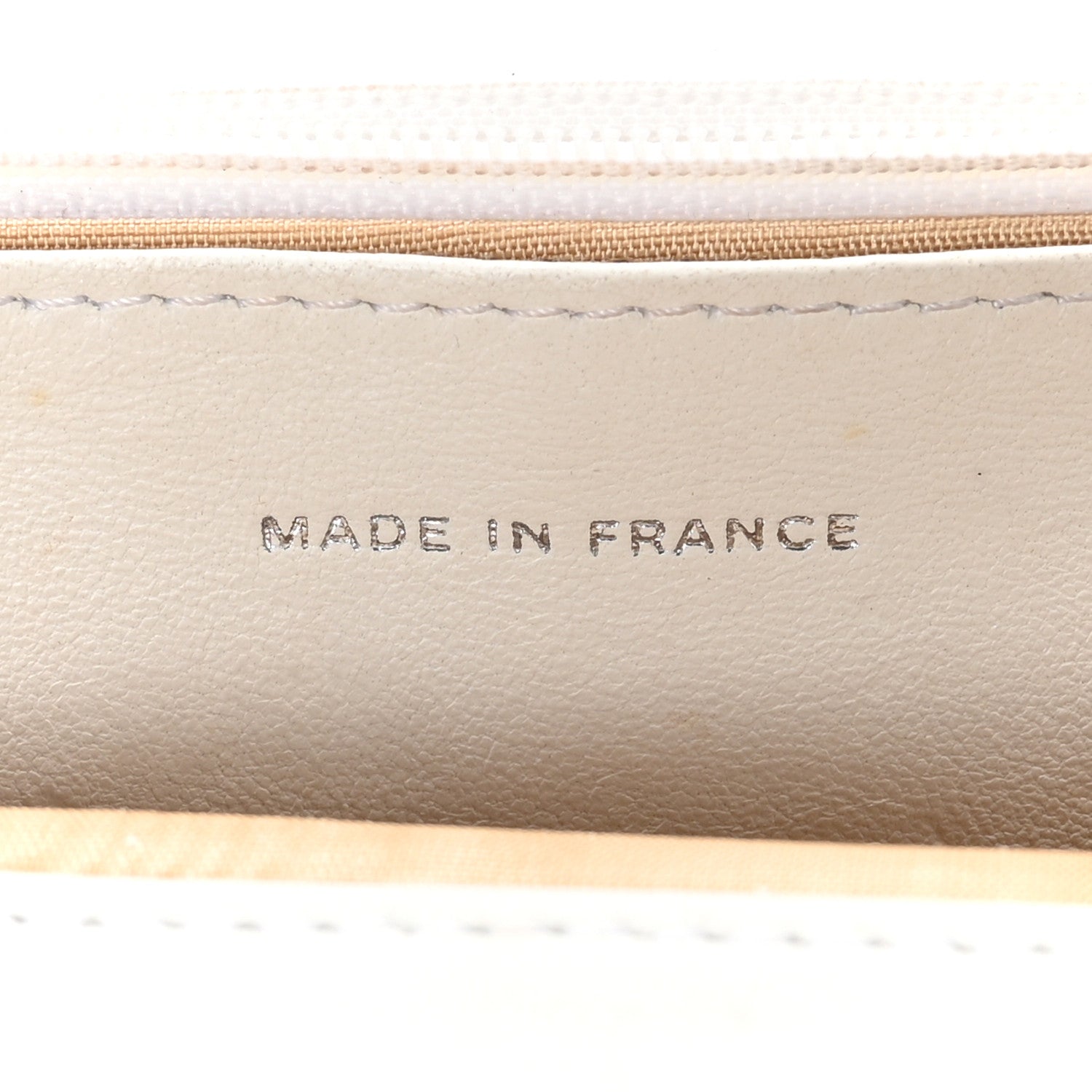 Chanel Caviar Timeless CC Wallet on Chain WOC White 7 of 11