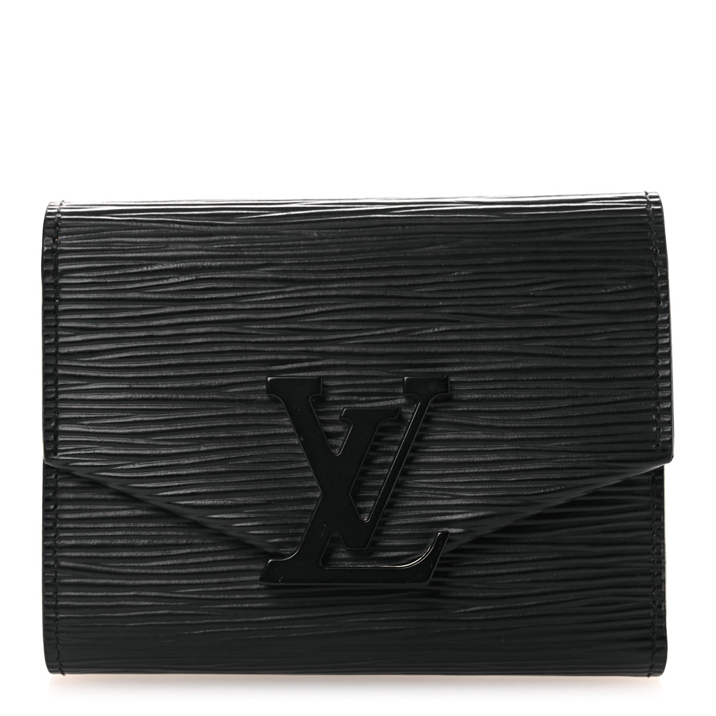 Epi Grenelle Compact Wallet Black