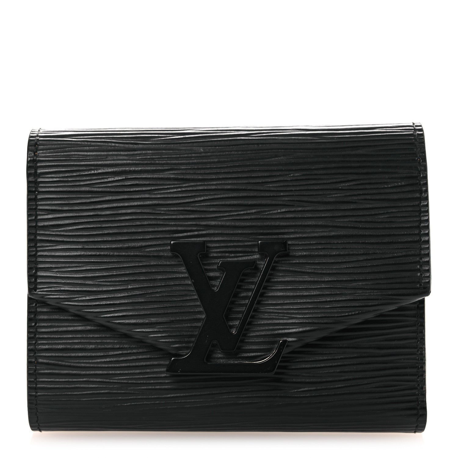 Louis Vuitton Epi Grenelle Compact Wallet Black 1 of 7