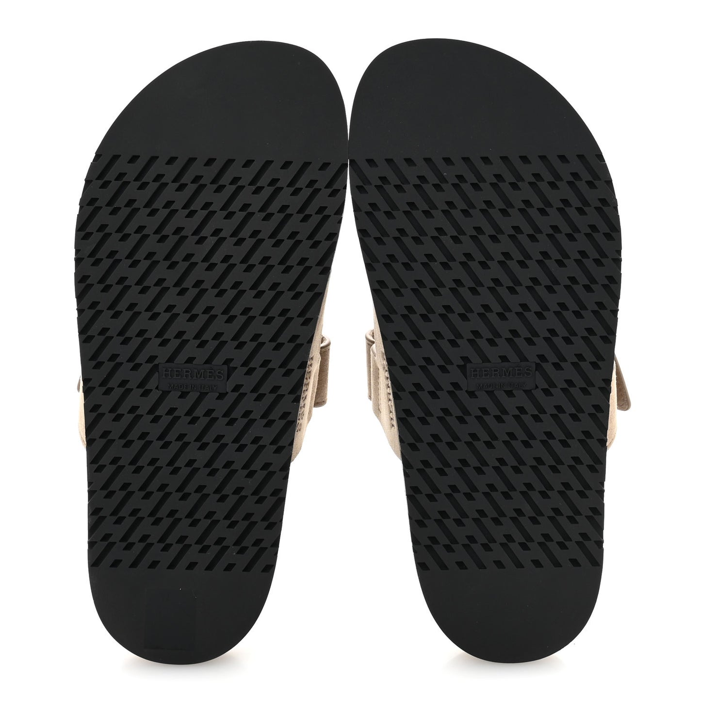 Suede Goatskin Womens Chypre Sandals 37.5 Beige Sable
