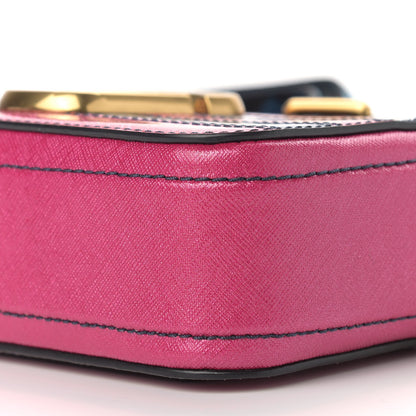 Marc Jacobs Calfskin Glitter Small Snapshot Camera Bag Pink Multicolor 6 of 10