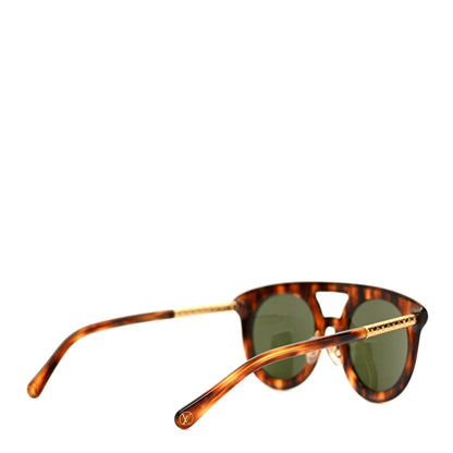 Louis Vuitton X SUPREME Downtown Sunglasses Z2356E Tortoise 4 of 8