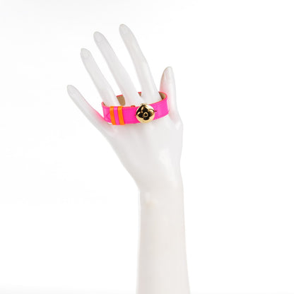 Louis Vuitton Vernis Fluo Wish Bracelet Pink 2 of 6