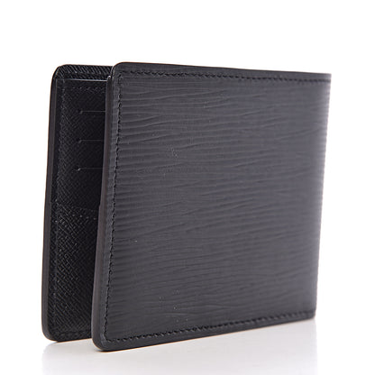 Louis Vuitton Epi Slender Wallet Black 3 of 9