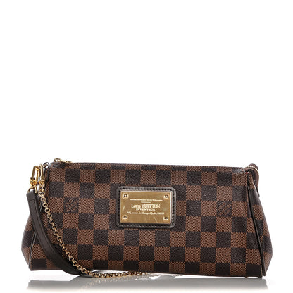 Louis Vuitton Damier Ebene Eva Clutch 1 of 7
