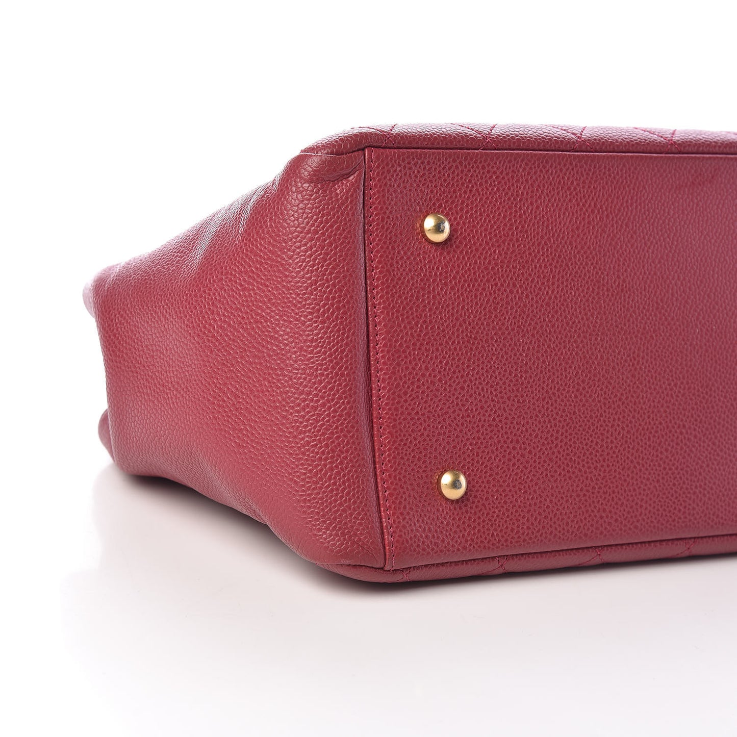 Caviar Quilted Petit Timeless Tote PTT Dark Pink