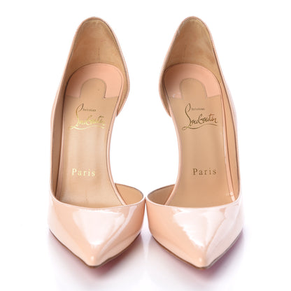 Christian Louboutin Patent Iriza 100 Pumps 37.5 Poudre 2 of 8