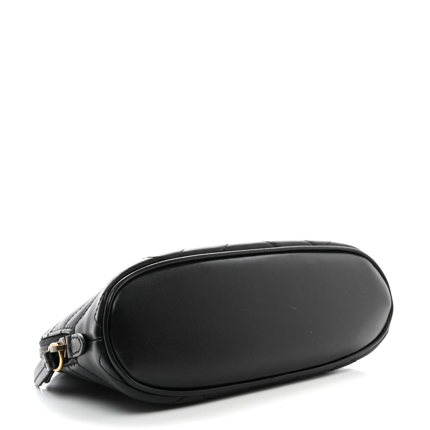 Calfskin Matelasse Large GG Marmont Pouch Cosmetic Case Black