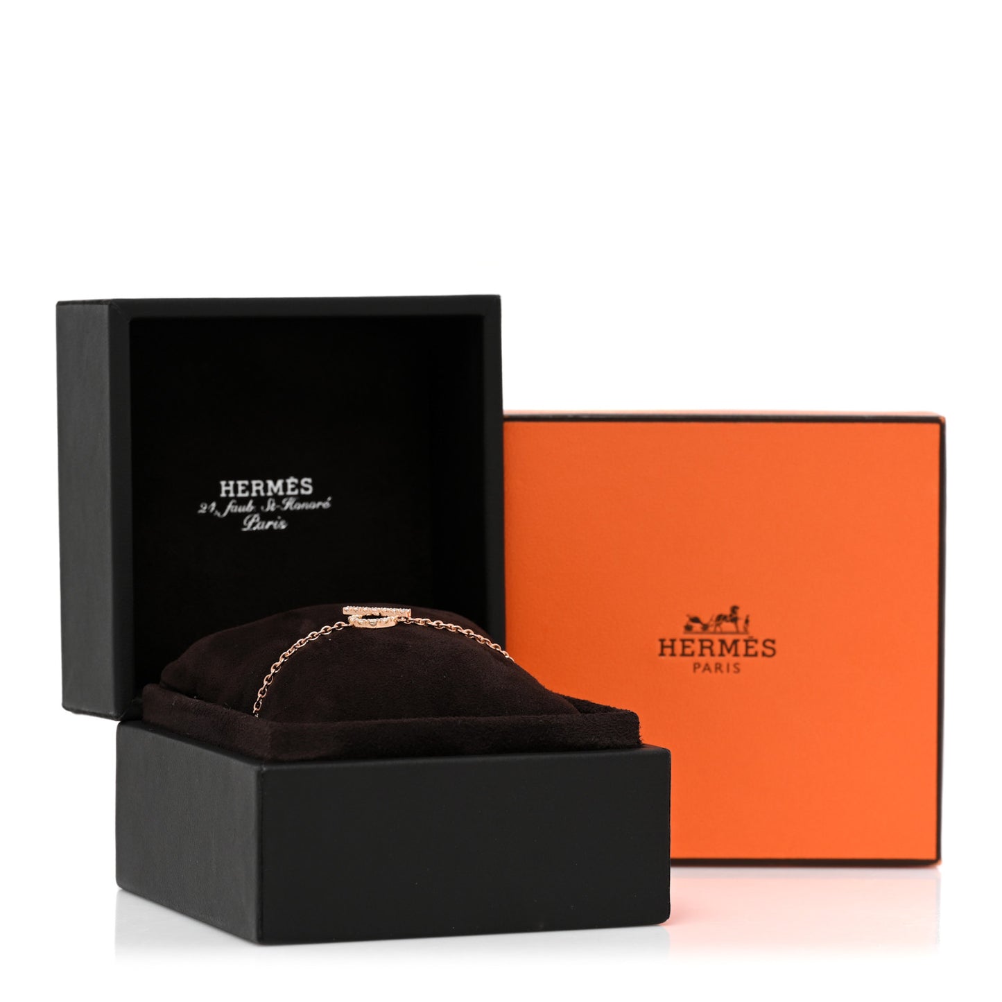 18K Rose Gold Diamond Finesse Bracelet ST