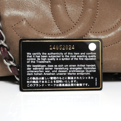 Chanel Iridescent Calfskin In The Mix Bowler Brown 8 of 9