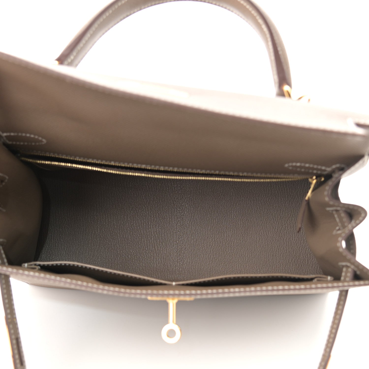 Hermes Epsom Kelly Sellier 28 Etoupe 5 of 11